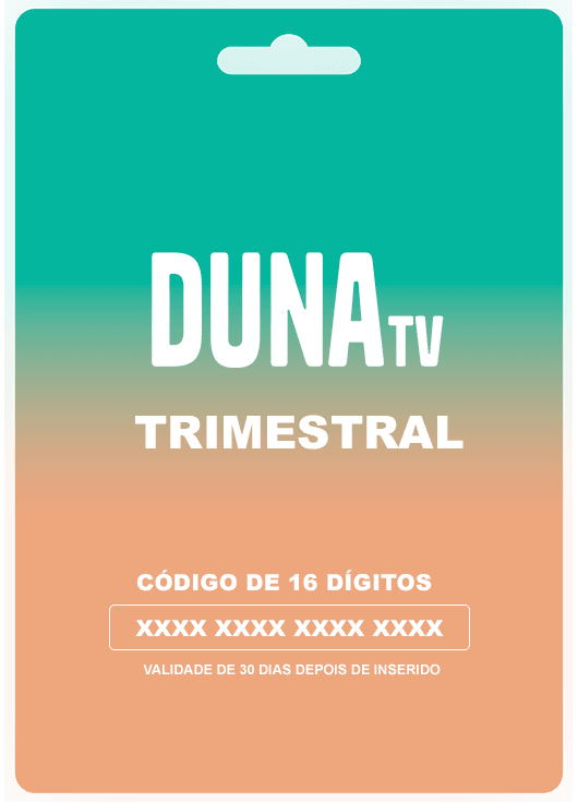 Gift Card Duna – Trimestral