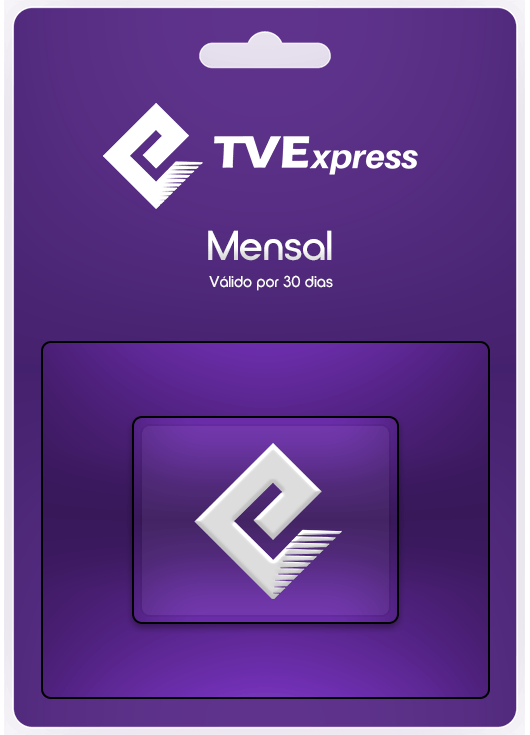 Gift Card TVE - RitmoTV - BexTV - LumoTV – Mensal